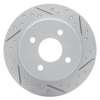 DFC® - Drilled and Slotted Rear Passenger Side Brake Rotor