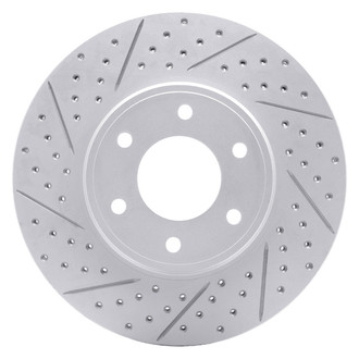 DFC® - Drilled and Slotted Front Driver Side Brake Rotor