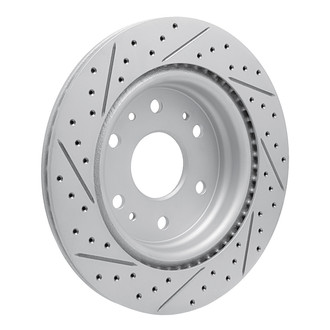 DFC® - Drilled and Slotted Rear Passenger Side Brake Rotor