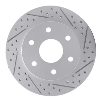 DFC® - Drilled and Slotted Front Passenger Side Brake Rotor