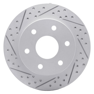 Dynamic Friction Company® - Drilled and Slotted Brake Rotor