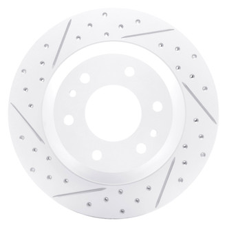 Dynamic Friction Company® - Drilled and Slotted Brake Rotor