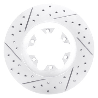 Dynamic Friction Company® - Drilled and Slotted Brake Rotor