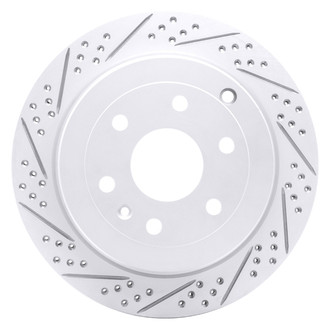 DFC® - Drilled and Slotted Rear Driver Side Brake Rotor
