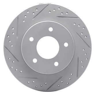 DFC® - Drilled and Slotted Rear Driver Side Brake Rotor