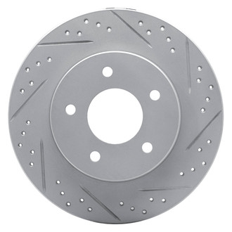 DFC® - Drilled and Slotted Rear Passenger Side Brake Rotor