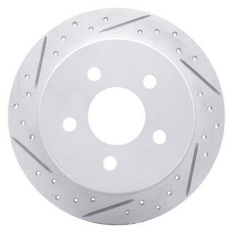 DFC® - Drilled and Slotted Rear Driver Side Brake Rotor