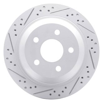 DFC® - Drilled and Slotted Rear Driver Side Brake Rotor