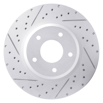 DFC® - Drilled and Slotted Front Passenger Side Brake Rotor