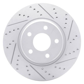 DFC® - Drilled and Slotted Front Passenger Side Brake Rotor