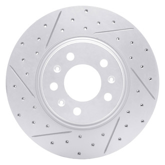 Dynamic Friction Company® - Drilled and Slotted Brake Rotor