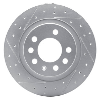 DFC® - Drilled and Slotted Rear Driver Side Brake Rotor