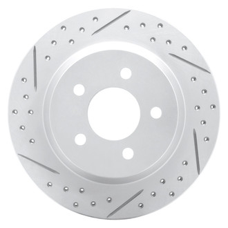 DFC® - Drilled and Slotted Rear Driver Side Brake Rotor