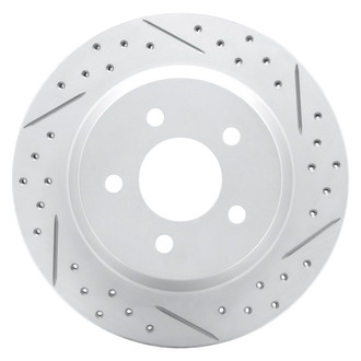 DFC® - Drilled and Slotted Rear Passenger Side Brake Rotor