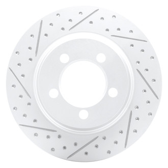 Dynamic Friction Company® - Drilled and Slotted Brake Rotor