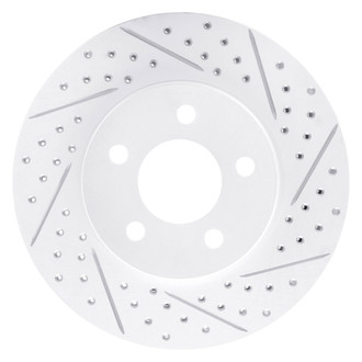 DFC® - Drilled and Slotted Front Passenger Side Brake Rotor