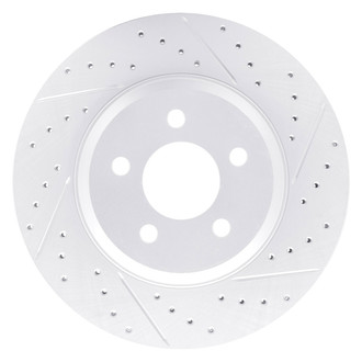 DFC® - Drilled and Slotted Front Passenger Side Brake Rotor