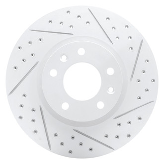 DFC® - Drilled and Slotted Front Passenger Side Brake Rotor