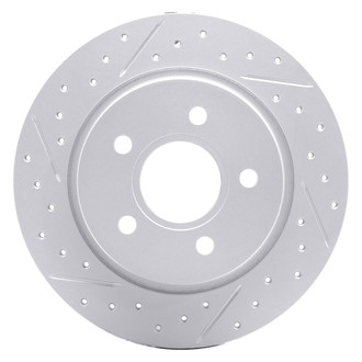 DFC® - Drilled and Slotted Rear Driver Side Brake Rotor