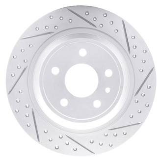 DFC® - Drilled and Slotted Rear Passenger Side Brake Rotor
