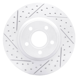 Dynamic Friction Company® - Drilled and Slotted Brake Rotor