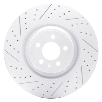 DFC® - Drilled and Slotted Front Driver Side Brake Rotor