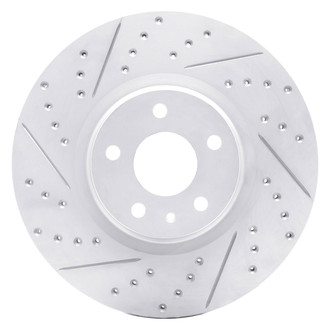 Dynamic Friction Company® - Drilled and Slotted Brake Rotor