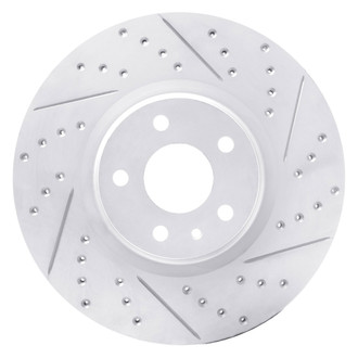 DFC® - Drilled and Slotted Front Passenger Side Brake Rotor