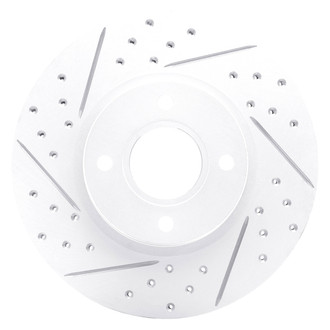 Dynamic Friction Company® - Drilled and Slotted Brake Rotor