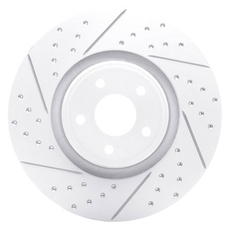 Dynamic Friction Company® - Drilled and Slotted Brake Rotor