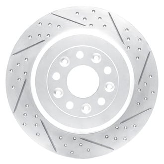 DFC® - Drilled and Slotted Rear Passenger Side Brake Rotor