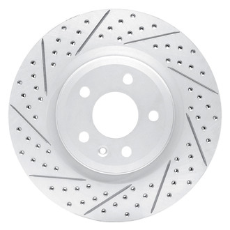 Dynamic Friction Company® - Drilled and Slotted Brake Rotor