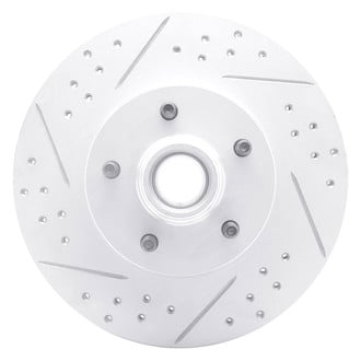 Dynamic Friction Company® - Drilled and Slotted Brake Rotor
