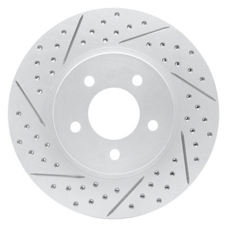 Dynamic Friction Company® - Drilled and Slotted Brake Rotor