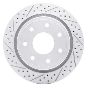 DFC® - Drilled and Slotted Rear Driver Side Brake Rotor