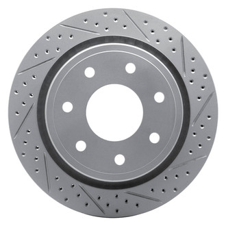 DFC® - Drilled and Slotted Rear Passenger Side Brake Rotor