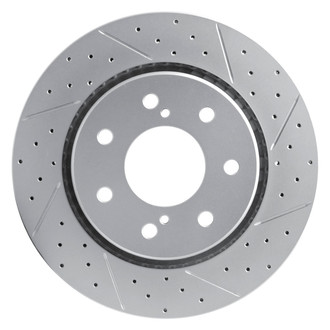 DFC® - Drilled and Slotted Front Passenger Side Brake Rotor