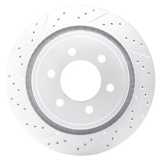 DFC® - Drilled and Slotted Rear Driver Side Brake Rotor