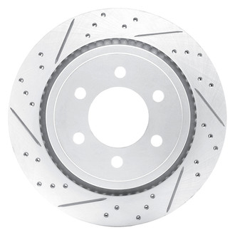 DFC® - Drilled and Slotted Rear Driver Side Brake Rotor