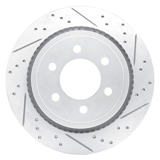 DFC® - Drilled and Slotted Rear Passenger Side Brake Rotor