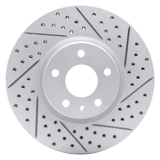 DFC® - Drilled and Slotted Front Passenger Side Brake Rotor