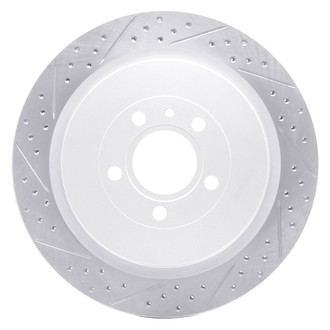 DFC® - Drilled and Slotted Rear Driver Side Brake Rotor