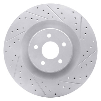 DFC® - Drilled and Slotted Front Passenger Side Brake Rotor