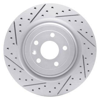 Dynamic Friction Company® - Drilled and Slotted Brake Rotor