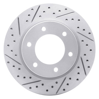 Dynamic Friction Company® - Drilled and Slotted Brake Rotor