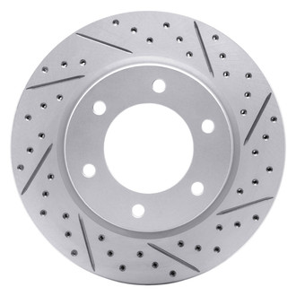 DFC® - Drilled and Slotted Front Passenger Side Brake Rotor