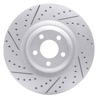 Dynamic Friction Company® - Drilled and Slotted Brake Rotor