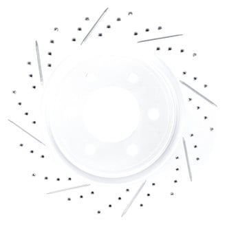Dynamic Friction Company® - Drilled and Slotted Brake Rotor
