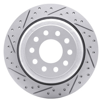 DFC® - Drilled and Slotted Rear Driver Side Brake Rotor