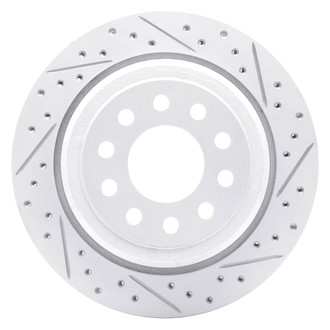 DFC® - Drilled and Slotted Rear Passenger Side Brake Rotor